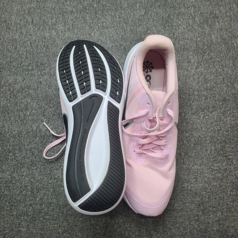 Nike Star Runner 3 Kids Size 7Y Pink Excellent DA2776-601 Mesh Athletic Sneaker
